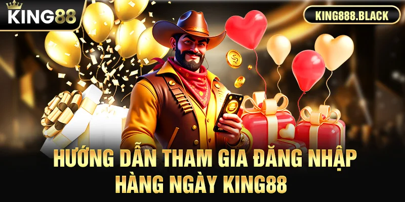 Hướng dẫn tham gia đăng nhập hàng ngày KING88